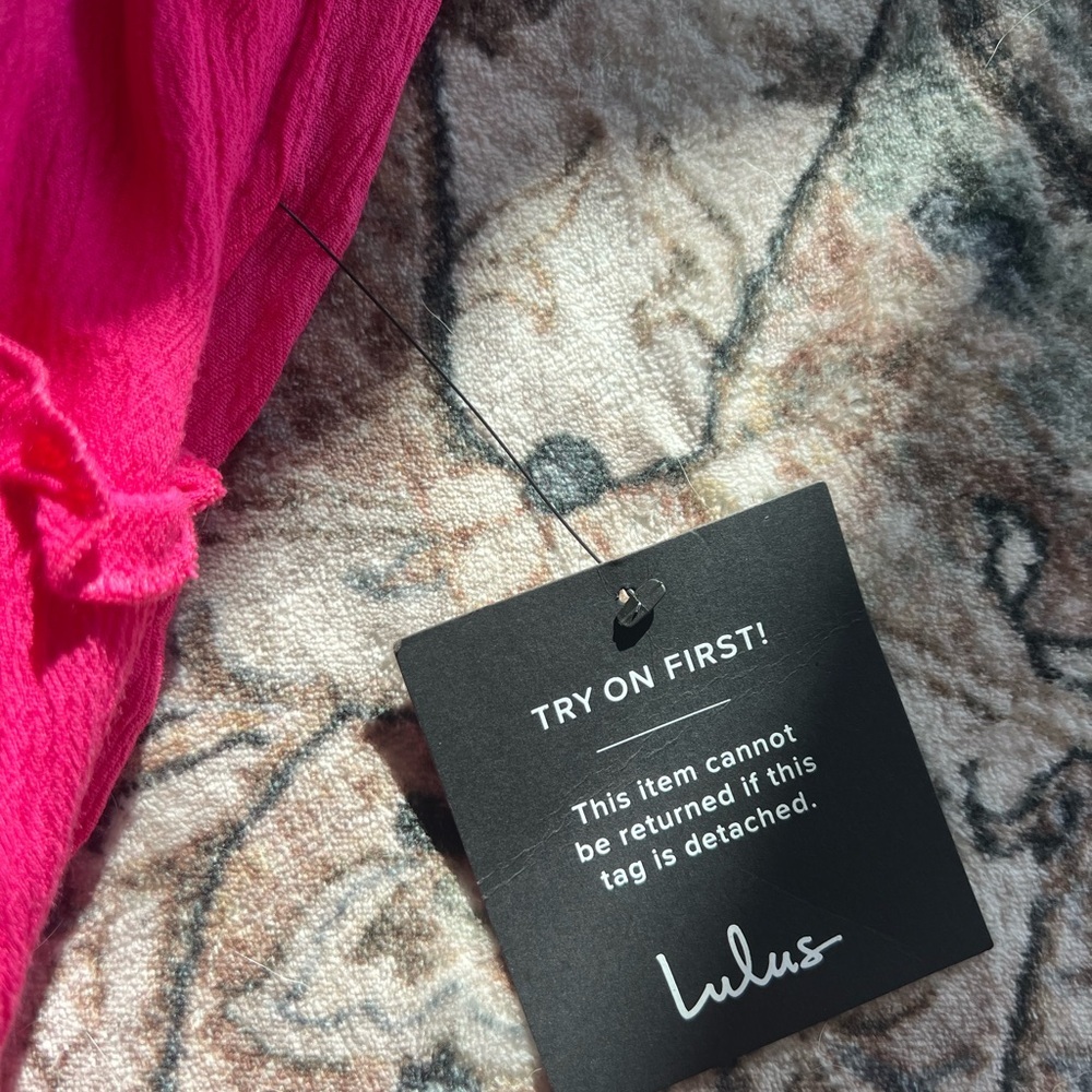 Lulu's Hot Pink Ruffled Mini Dress - Picture 5 of 14